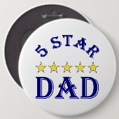 5 Sterne Papa Button (Vorne & Hinten)