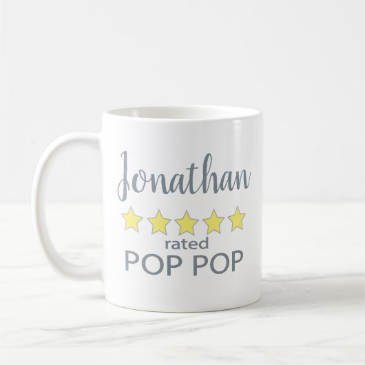 5-Sterne-Pop-Pop Kaffeetasse (Links)