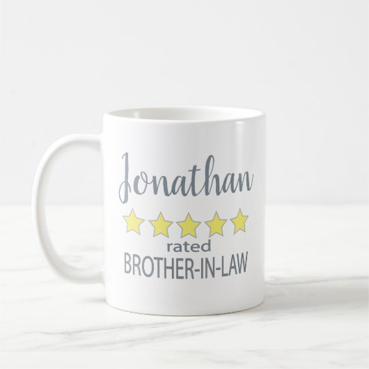 5 Sterne Rating Brother in Law Kaffeetasse (Links)