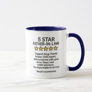 5-Sterne-Schwiegervater Tasse