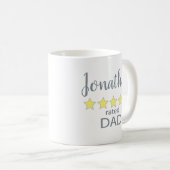5-Sterne-Vater Kaffeetasse (VorderseiteRechts)