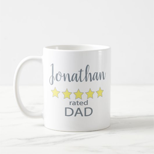 5-Sterne-Vater Kaffeetasse (Links)