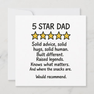 5-Sterne-Vater Karte