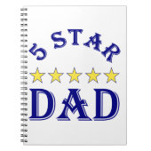 5-Sterne-Vater Notizblock (Vorderseite)
