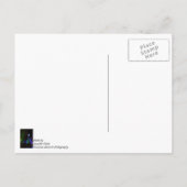 5 Story SDC Tree Night Christmas Postkarte (Rückseite)