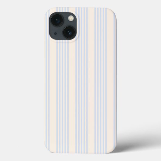 5 Streifen in hellblau und beige Case-Mate iPhone Hülle (Rückseite)