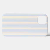 5 Streifen in hellblau und beige Case-Mate iPhone Hülle (Rückseite (Horizontal))