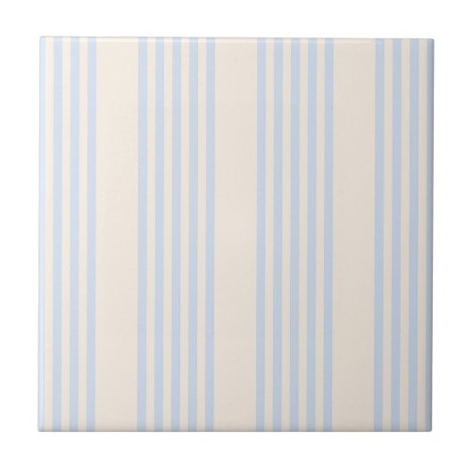 5 Streifen in hellblau und beige Fliese (Vorderseite)