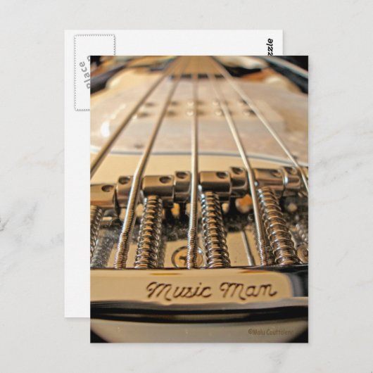 5 String-Bass-Postkarte Postkarte (Vorne/Hinten)