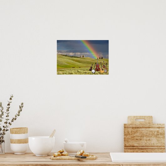 5 STÜCK BLUEGRASS BAND POSTER (Küche)