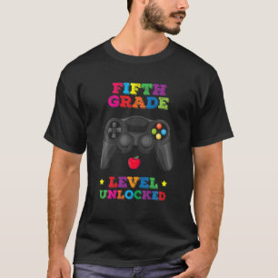 5. Stufe Entsperrter Video-Gamer zurück bis zur Sc T-Shirt