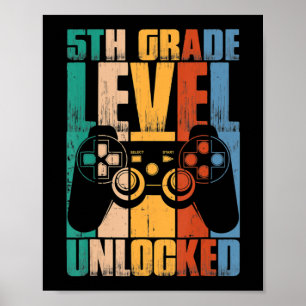 5. Stufe Unabgeschlossen bis Schulspielteilnehmer Poster