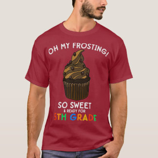 5. Stufe zurück zum Schulangebot Cupcake Funny T-Shirt