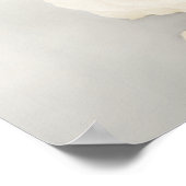 5 Tabelle Elegantes White Rose Hochzeitstabelle Poster (Ecke)