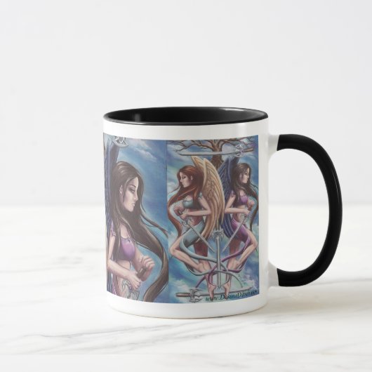 5 Tarot-der Tasse der Schwerter-Tassen-78 (Rechts)