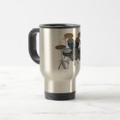 5-teiliges Trommelkit: Custom Green Finish: Travel Reisebecher (Vorderseite Links)