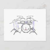 5-teiliges Trommelkit: Zeichnend Marker: Postkarte (Vorderseite)