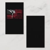 5 Tenets American Taekwondo Fighting Visitenkarte (Vorne/Hinten)