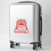 5 Tenets von Taekwondo Aufkleber (Koffer)