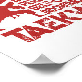 5 Tenets von Taekwondo Poster (Ecke)