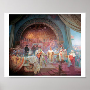 5 The Bohemisch King Premysl Otakar II., Mucha Poster