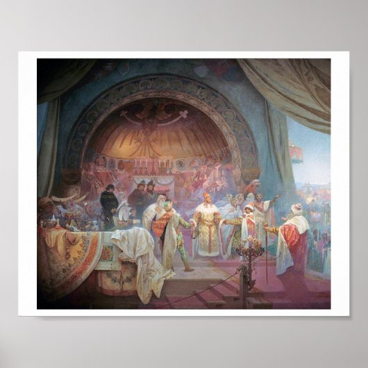 5 The Bohemisch King Premysl Otakar II., Mucha Poster (Vorne)