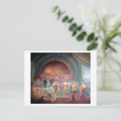 5 The Bohemisch King Premysl Otakar II., Mucha Postkarte (Stehend Vorderseite)