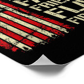 5 Things Don't Mess With Family Faith Friends Flag Poster (Ecke)