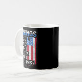 5 Things You Dont Mess With For Proud Patriotic Am Kaffeetasse (Vorderseite Links)