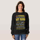 5 Things You Should Know About My Bird Mom Grandma Sweatshirt (Vorne ganz)