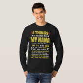 5 Things You Should Know About My Bird Mom Grandma T-Shirt (Vorne ganz)