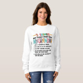 5 Things You Should Know About My Grandma Hallowee Sweatshirt (Vorne ganz)