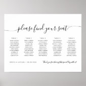 5 Tische Moderne Sitzordnung finden Poster (Vorne)