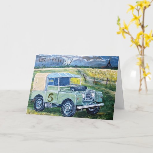 5 Today Karte (Gelbe Blume)