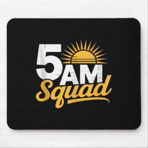 5-Uhr-Morgen-Truppe Workout Fitnessstudio Vintage  Mousepad