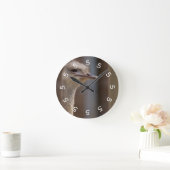 5 Uhr Straußenwall-Uhr (Zuhause)