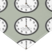 5 Uhr-Uhr Tischdecke (Schrägansicht)
