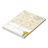 5 und 1 Food Journal Notepad Notizblock (Rotiert)