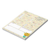 5 und 1 Food Journal Notepad Notizblock (Rotiert)
