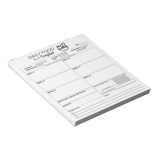 5 und 1 Notepad (5.5X6) Notizblock (angewinkelt)
