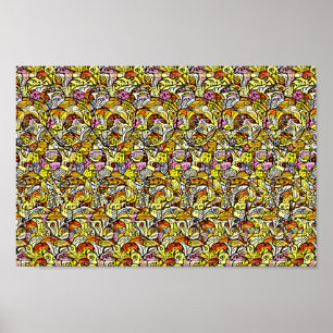 5 Unterschiede suchen - Versteckter 3D-Druck Poster