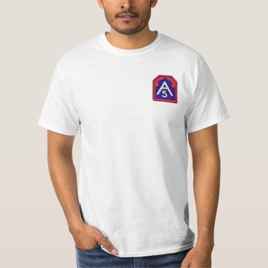 5. Veteranen-Flecken Armeefortsams Houston T-Shirt (Vorderseite)
