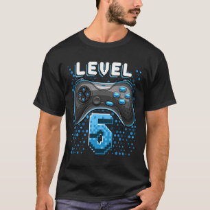 5 Video Game Controller 5. Geburtstag Game-Geschen T-Shirt