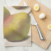 5 Vintage Birnen illustriert Küchentuch (Viertel Falte)