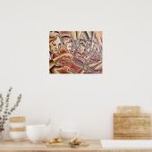 5 Violinen Poster (Küche)