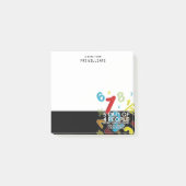 5 VON 4 PERSONEN - Mathematik Zitat Personalisiert Post-it Klebezettel (Vorderseite)