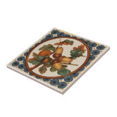 5 von 5 Repro 1890s Doulton Lambeth Hand bemalt Fliese (Seite)