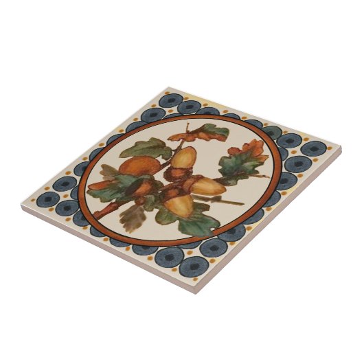 5 von 5 Repro 1890s Doulton Lambeth Hand bemalt Fliese (Seite)