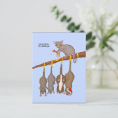 5. Weihnachtsfeiertag (5 Goldene Ringe) Postkarte (Stehend Vorderseite)