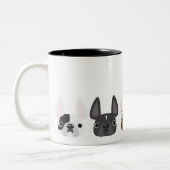 5 weitere kleine Franken-Tasse Zweifarbige Tasse (Links)